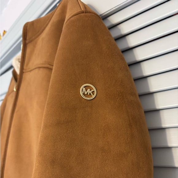 Michael Kors Faux Suede/Shearling Coat - Picture 5 of 8